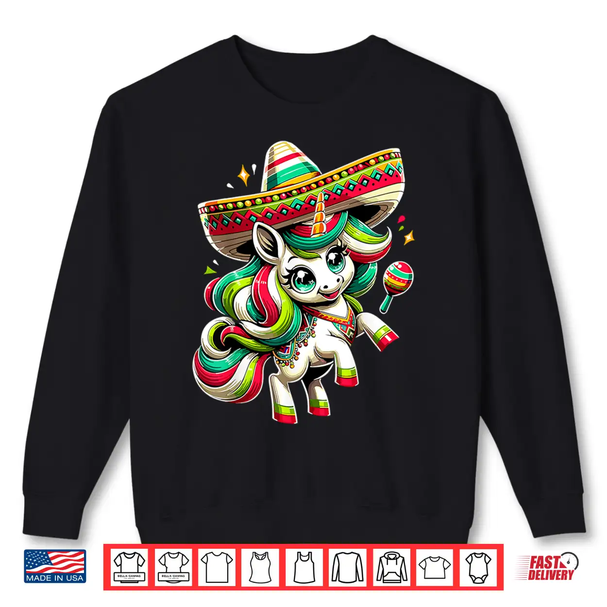 Cinco De Mayo Mexican Unicorn Kids Girls Shirt Cinco De Mayo Mexican Unicorn Kids Girls Shirt