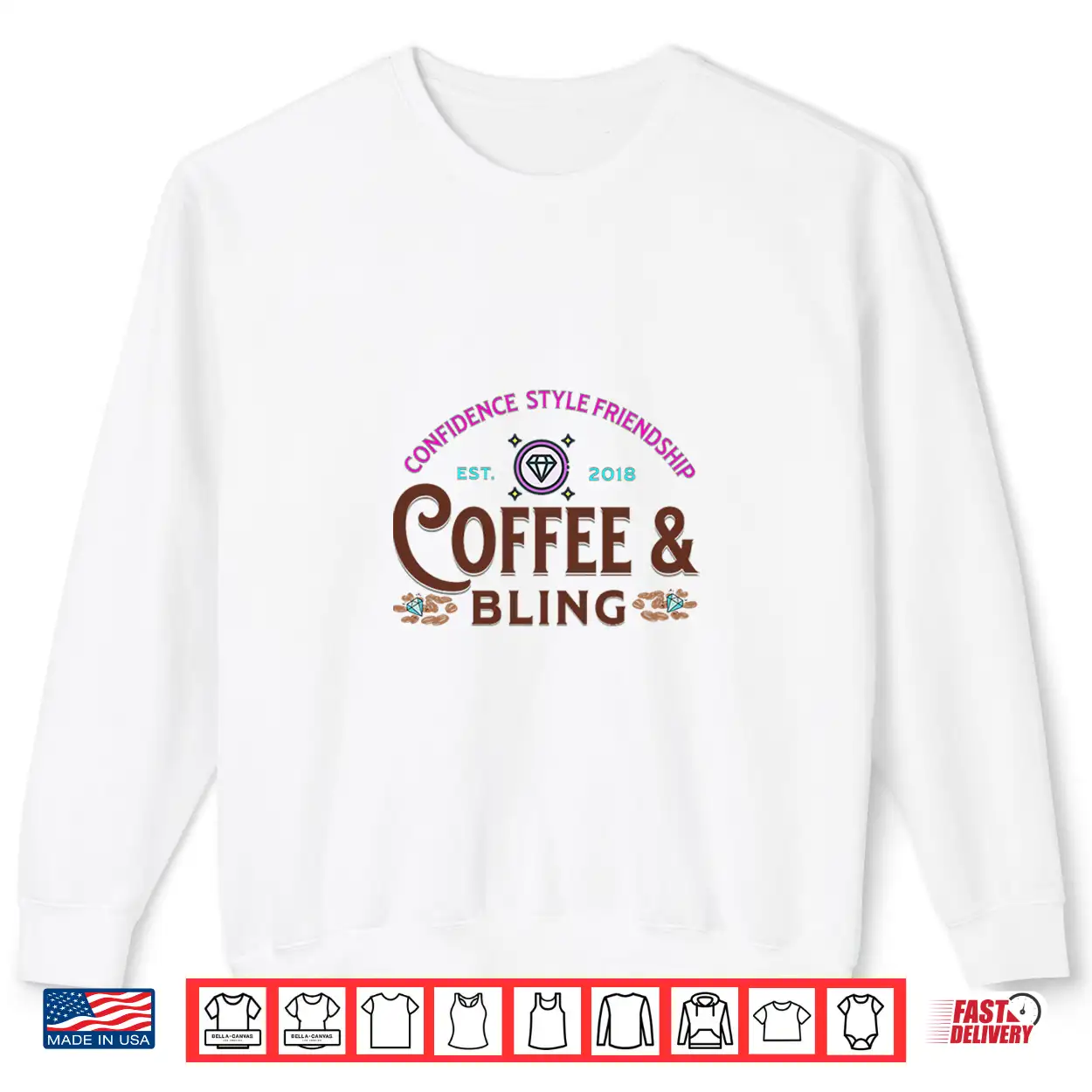 Coffee And Bling Premium Tri Blend Shirt Coffee And Bling Premium Tri Blend Shirt