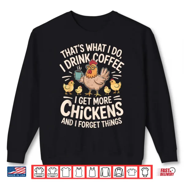 Sweatshirt Cool Chicken Art for Men Women Kids Poultry Rooster Chicken Shirt