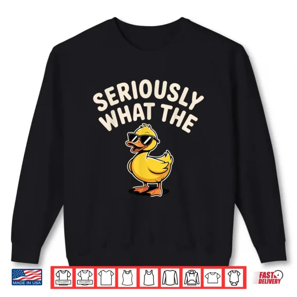 Sweatshirt Cool Rubber Duck Design for Men Women Kids Duck Lover Shirt