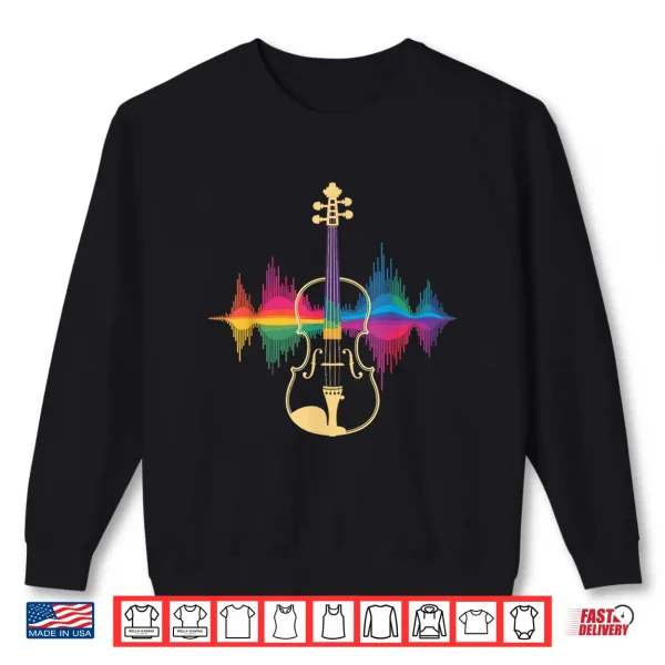 Sweatshirt Cool Violin Art for Men Women Kid Violin Player Music Violin Shirt