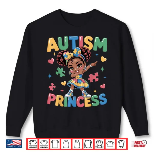 Coquette Bow Daughter Autism Princess Autism Awareness Graphic Shirt 2 Sweatshirt Coquette Bow Daughter Autism Princess Autism Awareness Graphic Shirt