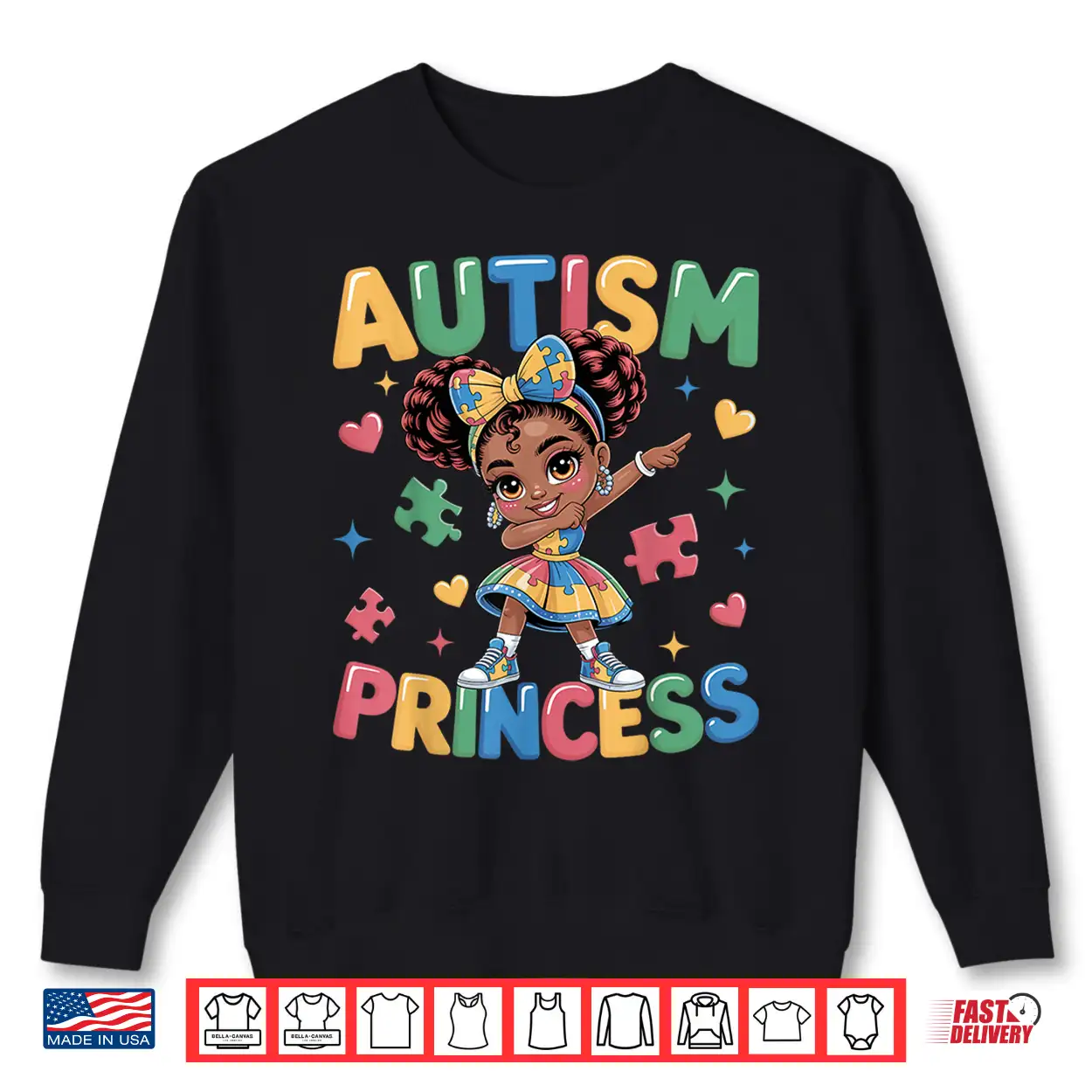 Coquette Bow Daughter Autism Princess Autism Awareness Graphic Shirt Coquette Bow Daughter Autism Princess Autism Awareness Graphic Shirt