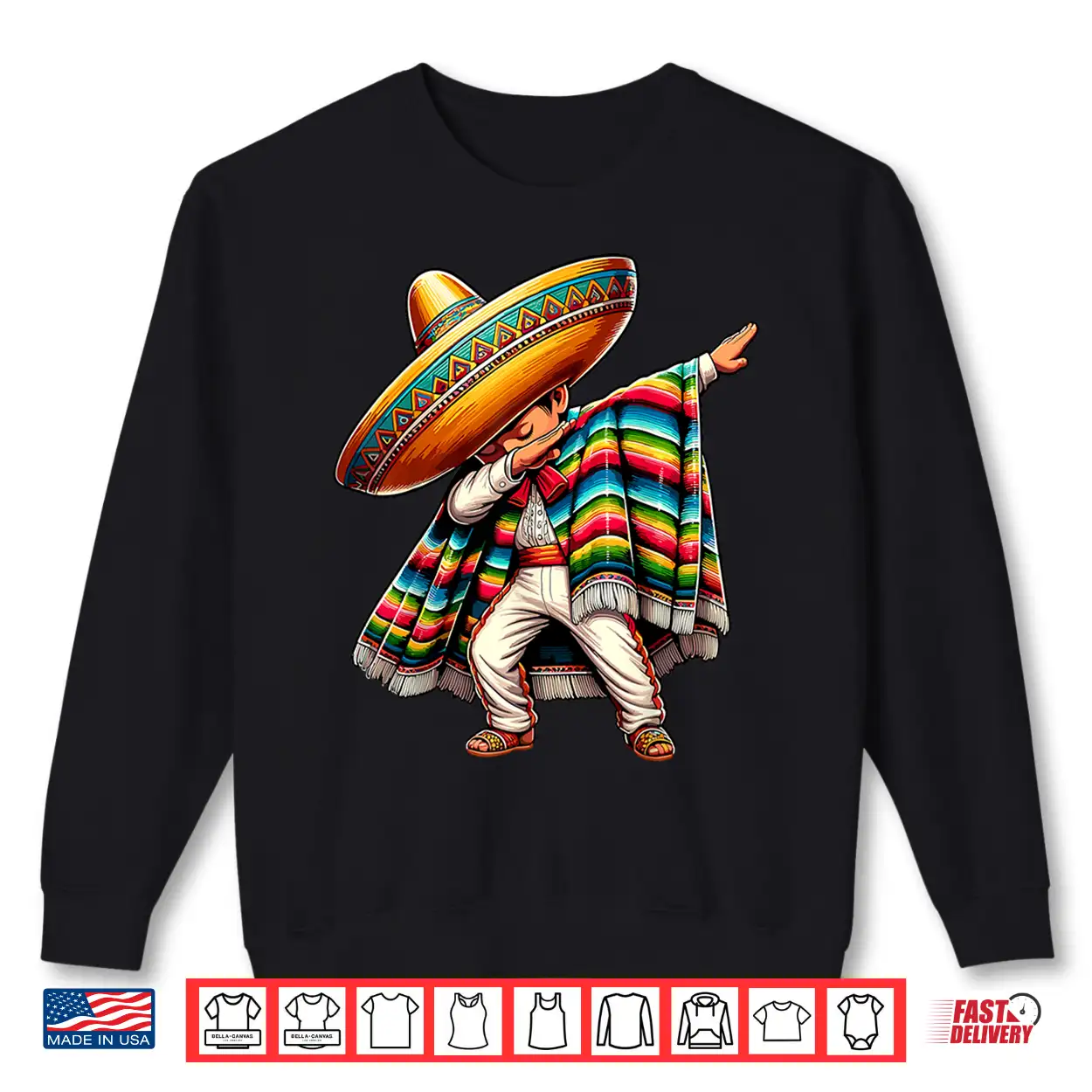 Dabbing Boys Mexican Poncho Cinco De Mayo Shirt Dabbing Boys Mexican Poncho Cinco De Mayo Shirt