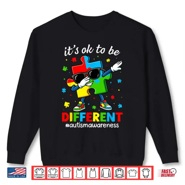 Dabbing Puzzle Piece Blue Autism Awareness Professional Humor Shirt 2 Sweatshirt Dabbing Puzzle Piece Blue Autism Awareness Professional Humor Shirt