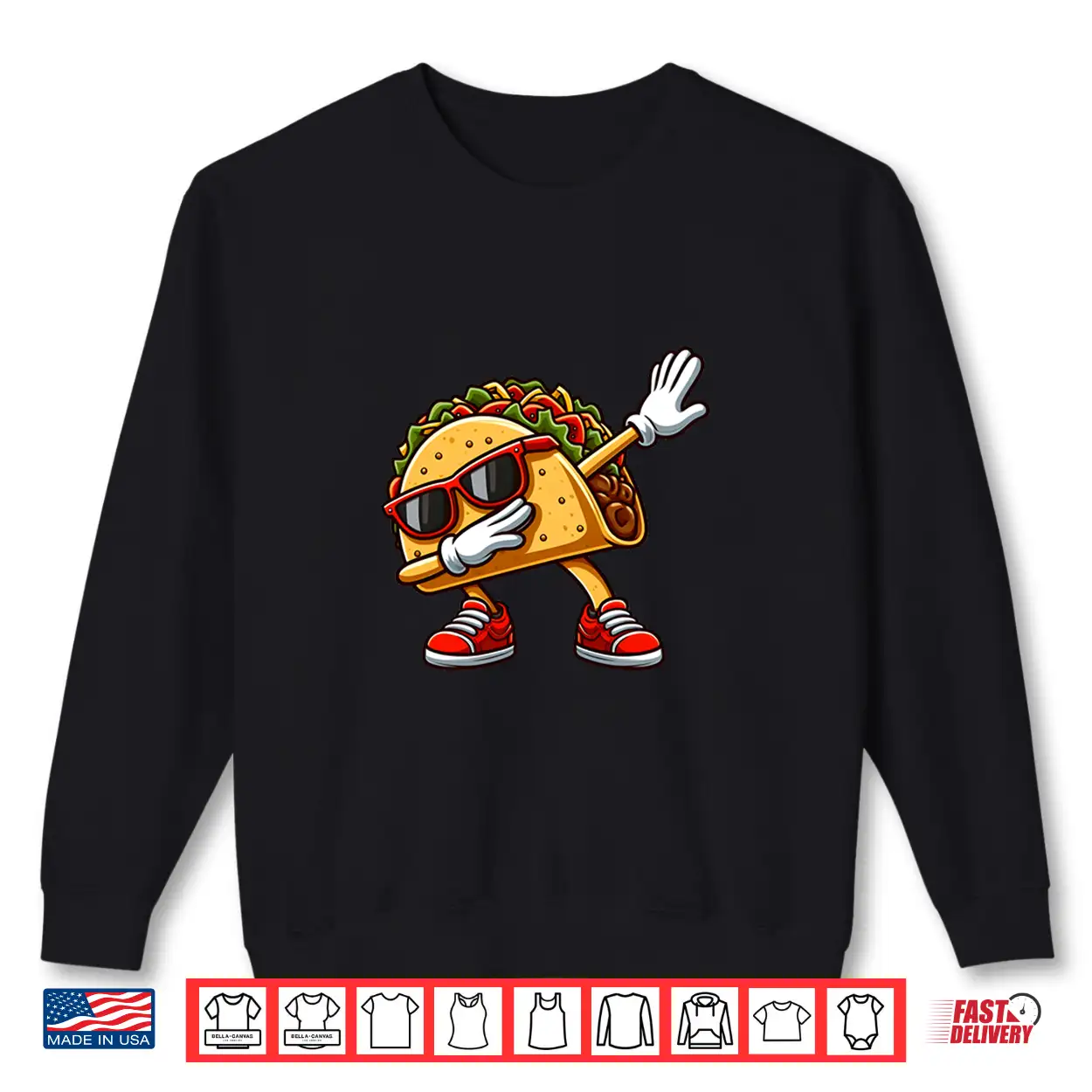 Dabbing Taco Cinco De Mayo Funny Boys Girls Mexican Food Dab Shirt Dabbing Taco Cinco De Mayo Funny Boys Girls Mexican Food Dab Shirt