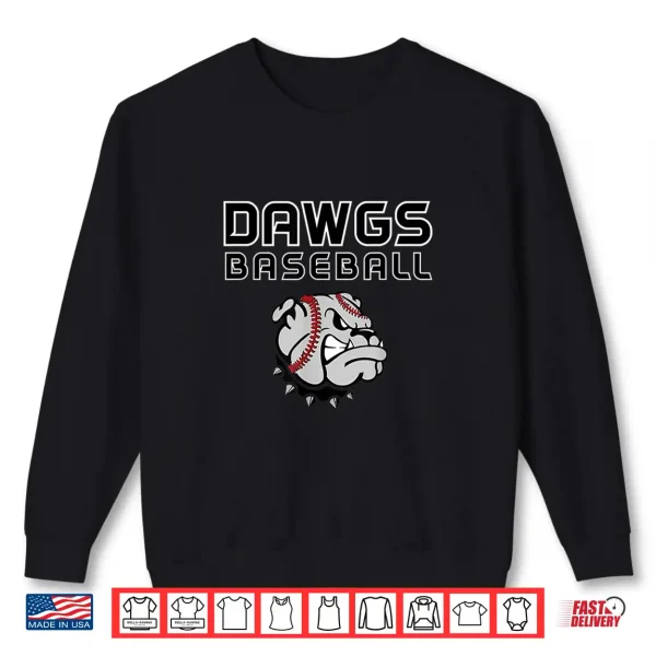 Sweatshirt Dawgs Baseball Black Shirt