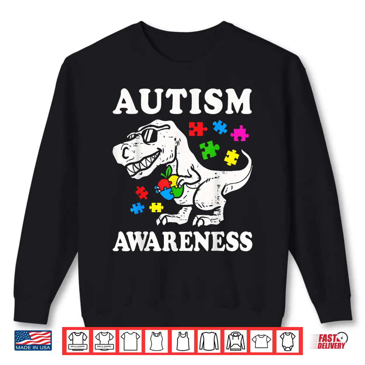 Dino T Rex Dinosaur Puzzle Autism Awareness Modern Graphic Shirt Dino T Rex Dinosaur Puzzle Autism Awareness Modern Graphic Shirt