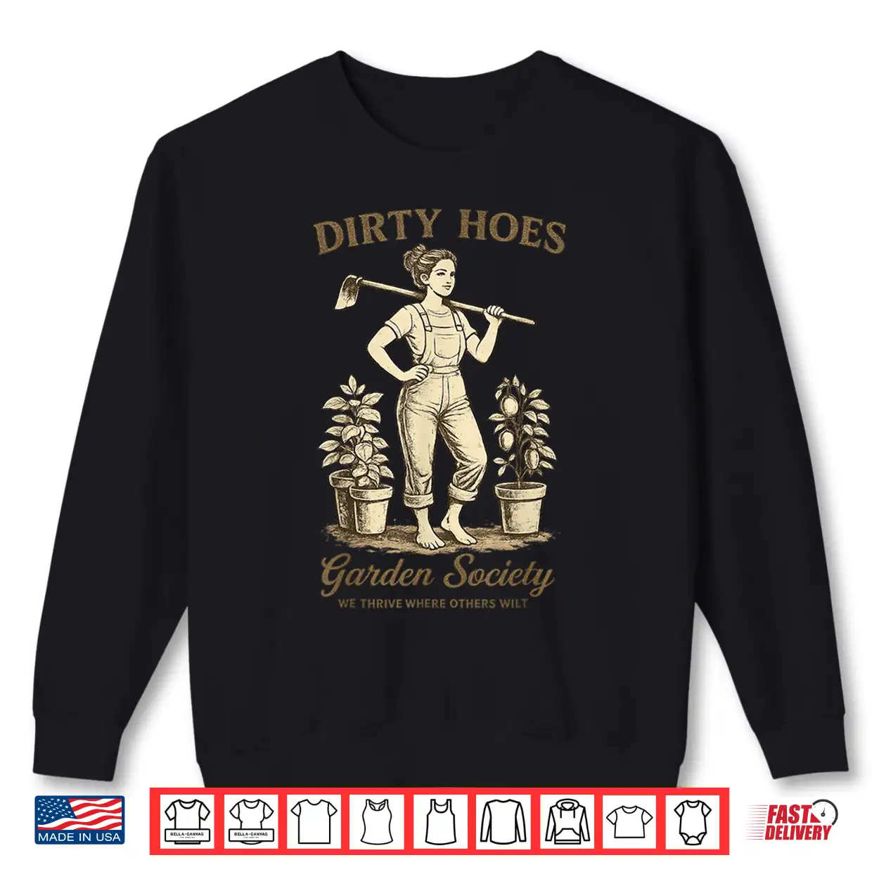 Dirty Hoes Garden Society Funny Gardener Vintage Gardening Shirt Dirty Hoes Garden Society Funny Gardener Vintage Gardening Shirt