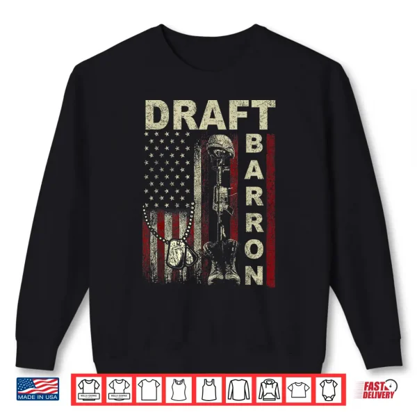 Sweatshirt Draft Barron Shirt Vintage Send Barron Shirt