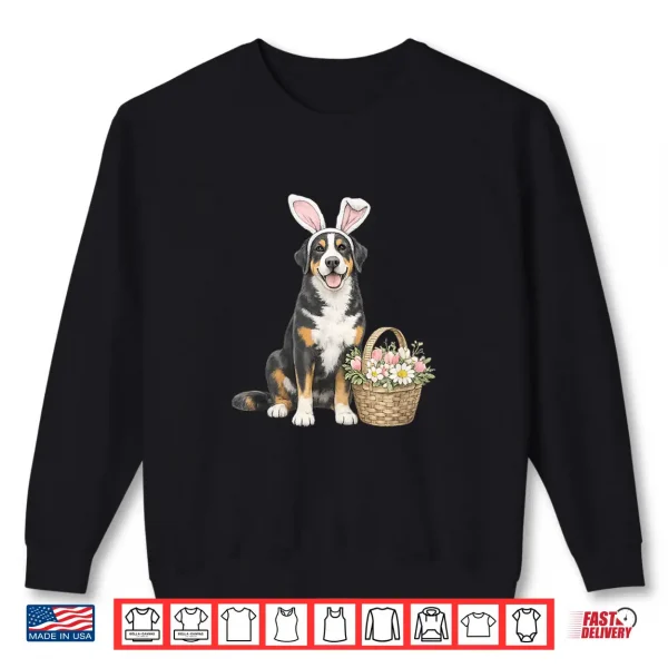 Easter Swissy Bunny Greater Swiss Mountain Dog Spring Rabbit Shirt 2 Sweatshirt Easter Swissy Bunny Greater Swiss Mountain Dog Spring Rabbit Shirt
