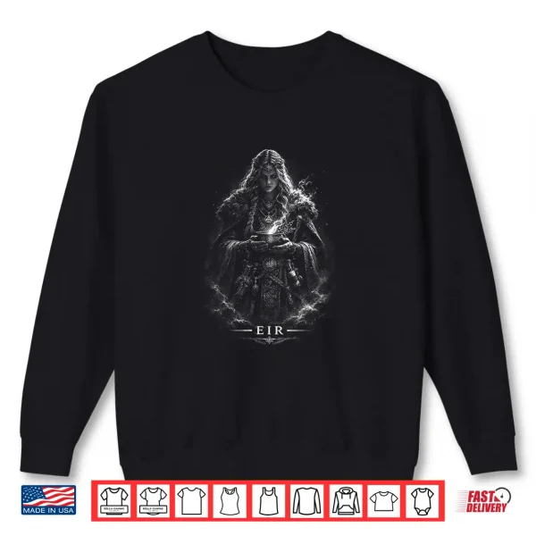 Sweatshirt Eir Norse Female Goddess Viking Healer Mythology Magic Shirt