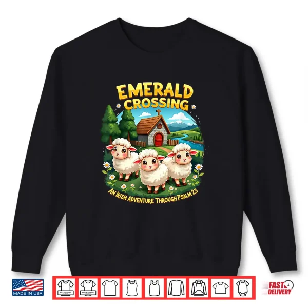 Sweatshirt Emerald Crossing Irish Adventure 2026 VBS Time Shirt