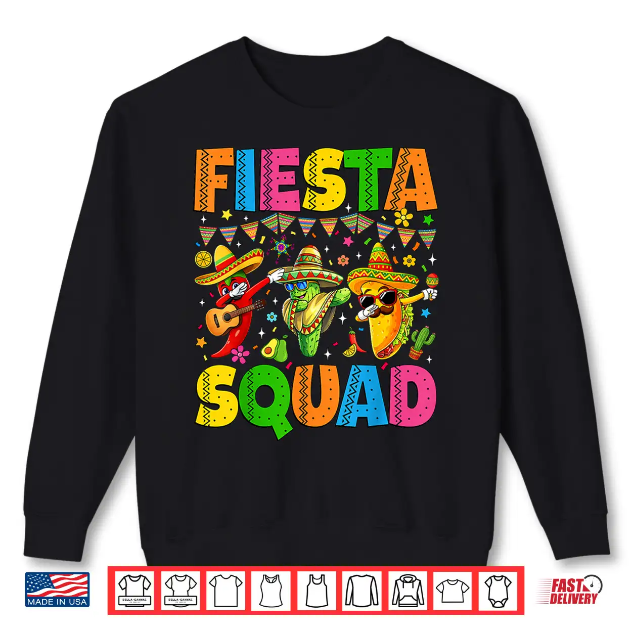 Fiesta Squad Cinco De Mayo Let’S Fiesta Mexican Men Women Shirt Fiesta Squad Cinco De Mayo Let’S Fiesta Mexican Men Women Shirt