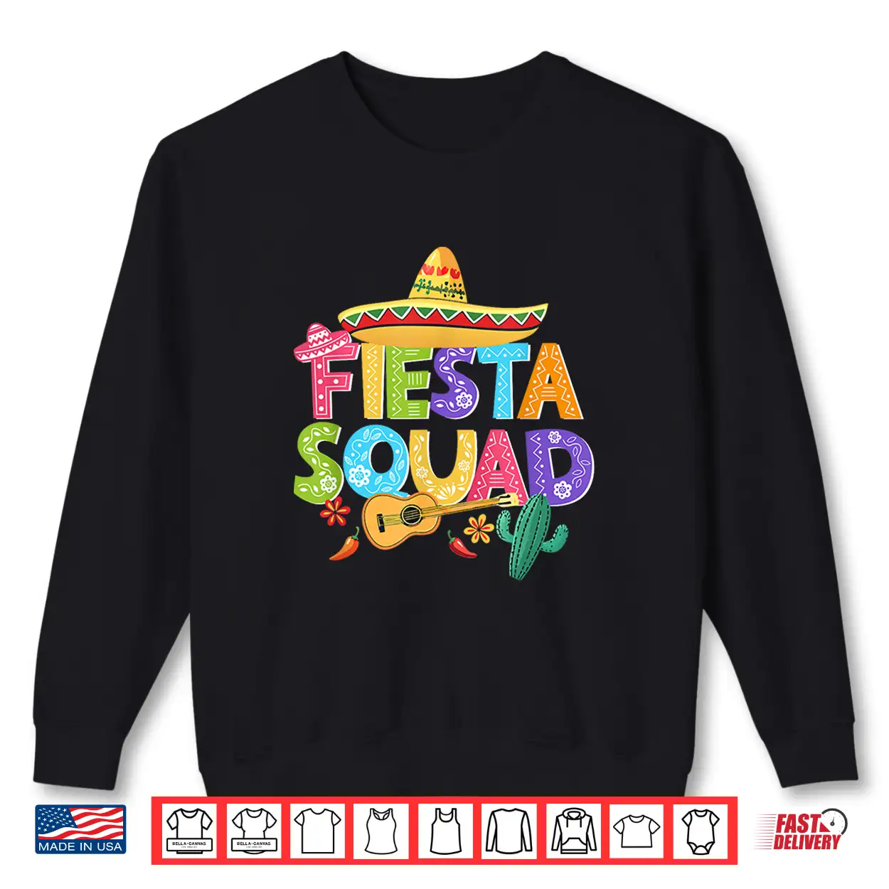 Fiesta Squad Cinco De Mayo Matching Family Mexican Party Shirt Fiesta Squad Cinco De Mayo Matching Family Mexican Party Shirt
