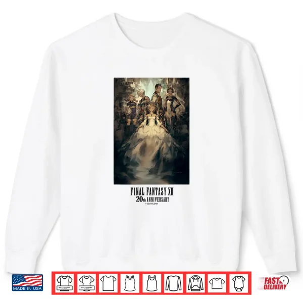 Sweatshirt Final Fantasy Annivasary Collection FFXII TZA Package Art 1 Shirt