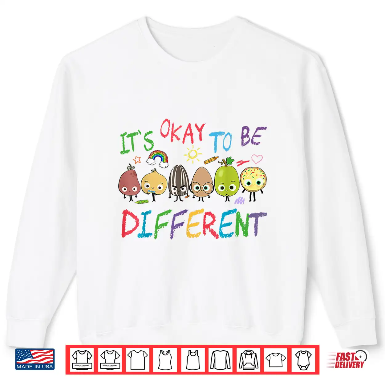 Funny Apple Teacher Its Ok To Be Different Autism Awareness Shirt Funny Apple Teacher Its Ok To Be Different Autism Awareness Shirt