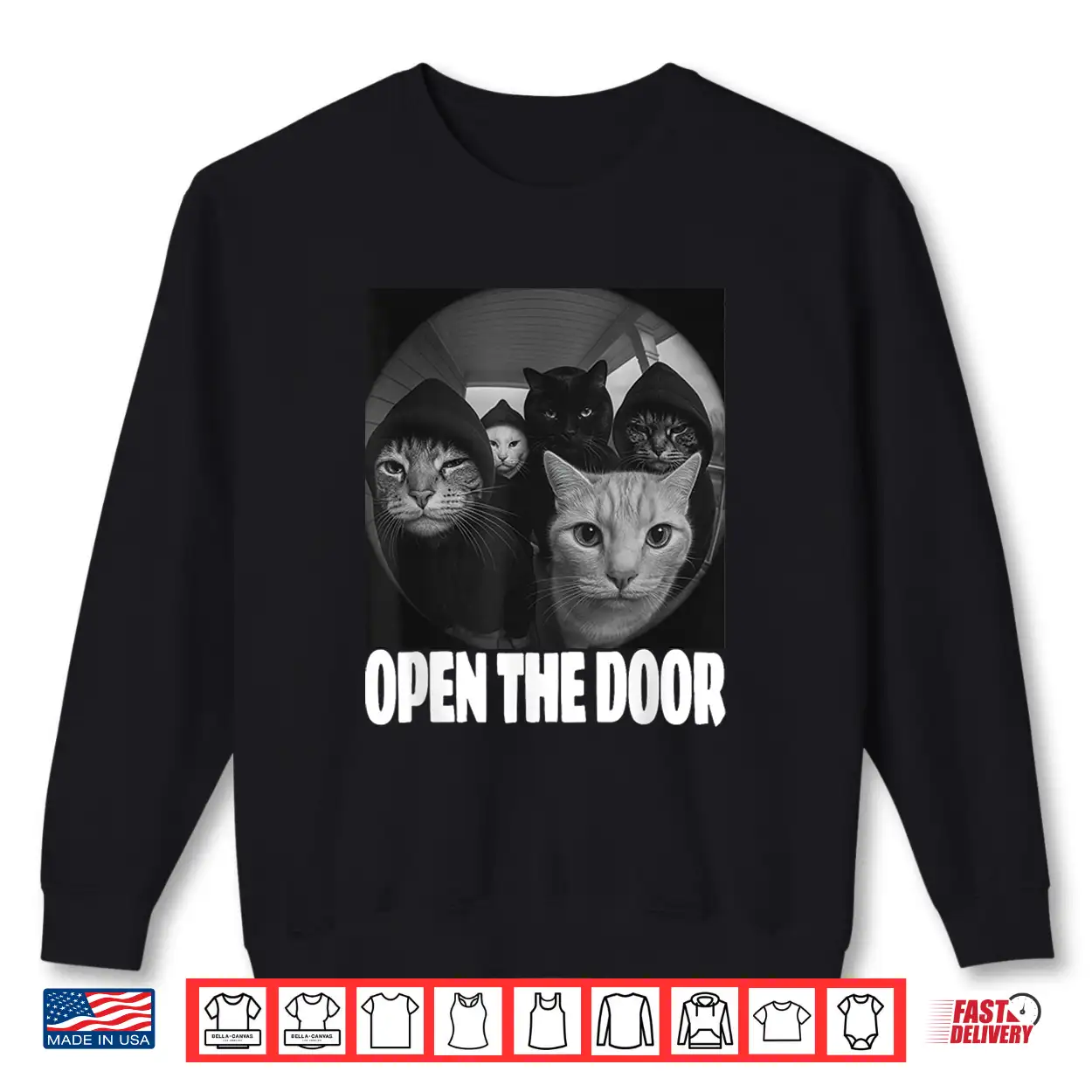 Funny Cats Gang Open The Door Meme Cat Lovers Outfit Shirt Funny Cats Gang Open The Door Meme Cat Lovers Outfit Shirt