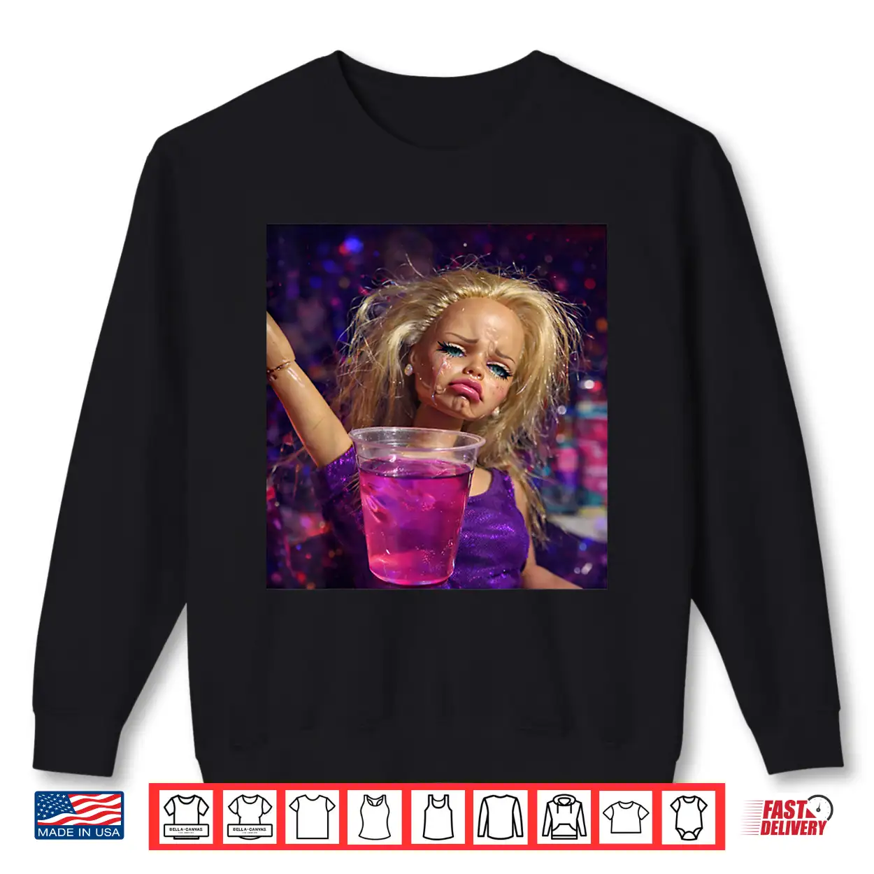 Funny Distressed Doll Face Meme Sarcastic Humor Gift Shirt Funny Distressed Doll Face Meme Sarcastic Humor Gift Shirt