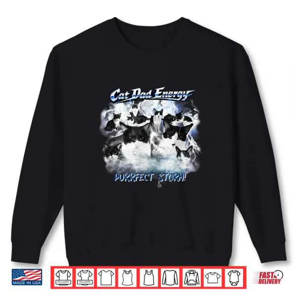 Funny Fathers Day For Cat Lovers Dad Father Daddy Shirt 2 Sweatshirt Funny Fathers Day For Cat Lovers Dad Father Daddy Shirt