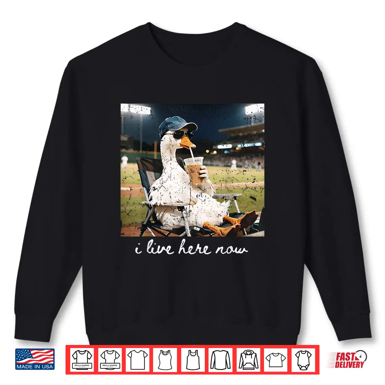 Funny Goose Ballfield Baseball Field I Live Here Now Shirt Funny Goose Ballfield Baseball Field I Live Here Now Shirt