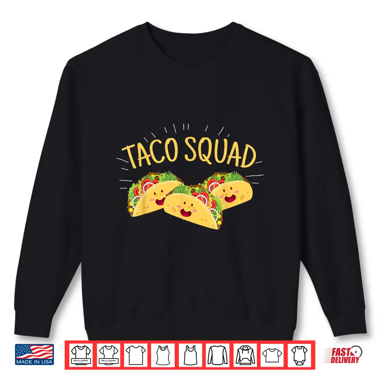 Funny Taco Squad Shirt Cute Mexican Food Lover Tee Gift Shirt Funny Taco Squad Shirt Cute Mexican Food Lover Tee Gift Shirt