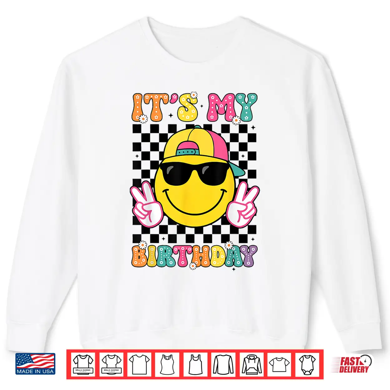 Groovy It’S My Birthday Girls Women Teens Kid Bday Flower Shirt Groovy It’S My Birthday Girls Women Teens Kid Bday Flower Shirt