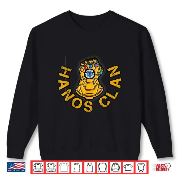 Sweatshirt Hanos Clan Professional Minimalist Modern Graphic Identity Shirt