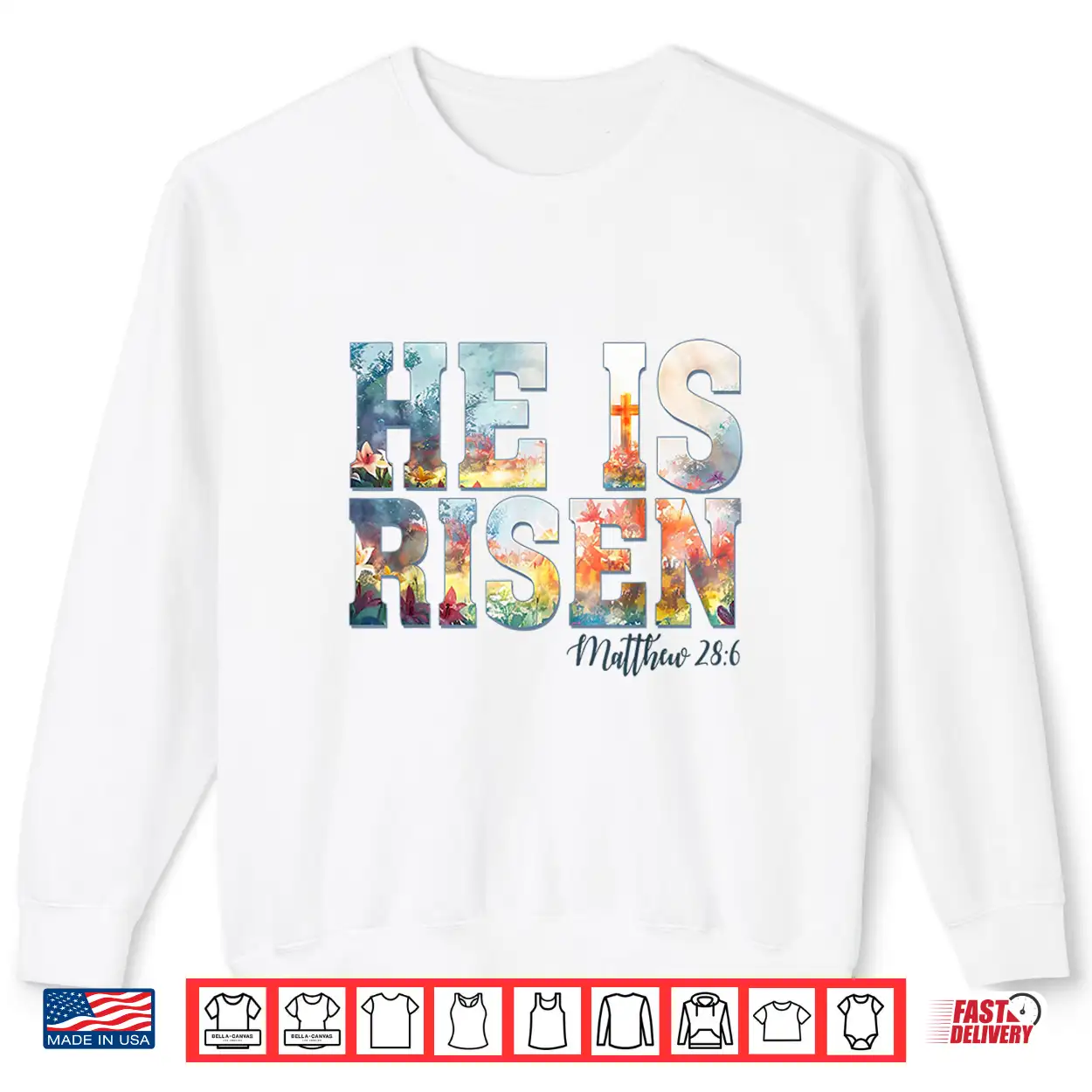 He Is Risen Boho Easter Christian Jesus Shirt He Is Risen Boho Easter Christian Jesus Shirt