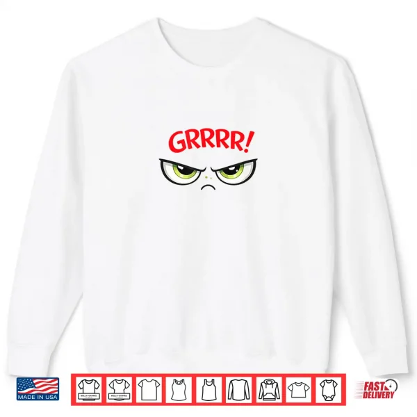 Sweatshirt Humor The Green Sour Funny Grape Grrrrrrr Shirt Shirt