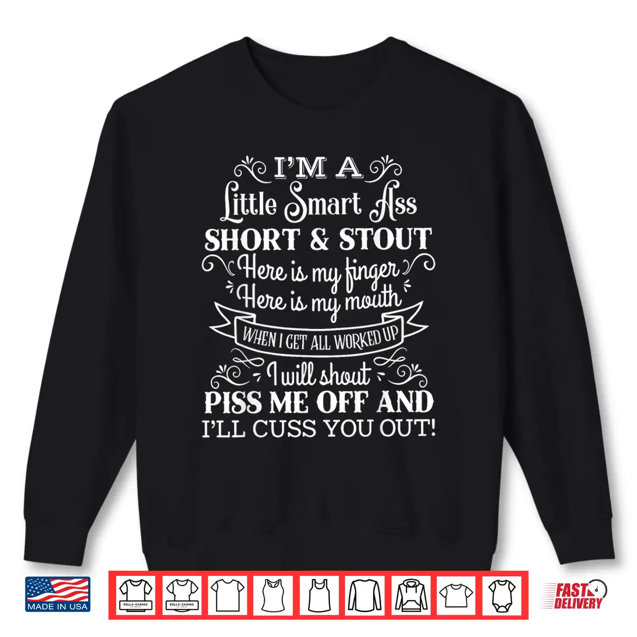 I’M A Little Smart Ass Short And Stout Funny Teapot Shirt I’M A Little Smart Ass Short And Stout Funny Teapot Shirt