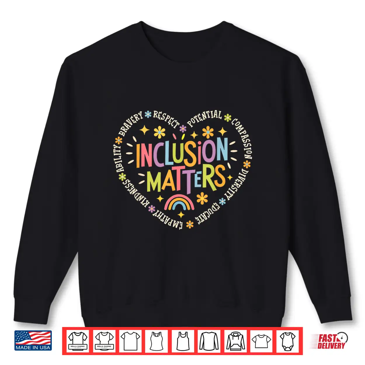 Inclusion Matters Special Education Teacher Autism Awareness Shirt Inclusion Matters Special Education Teacher Autism Awareness Shirt