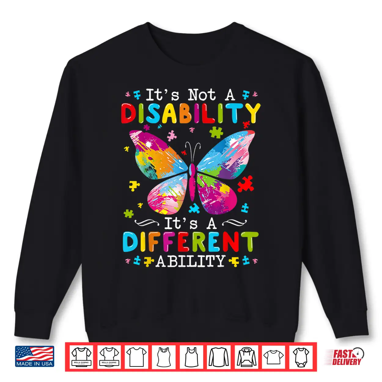 Its Not A Disability Its A Different Ability Autism Shirt Its Not A Disability Its A Different Ability Autism Shirt