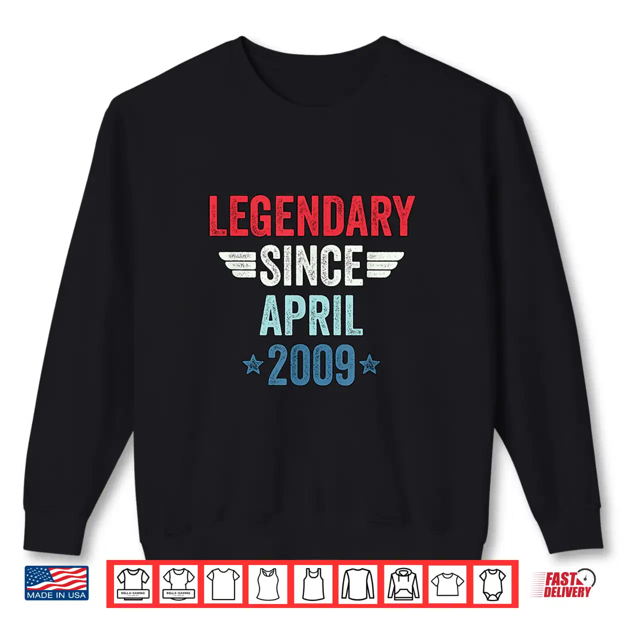 Legendary Since April 2009 Shirt Legendary Since April 2009 Shirt