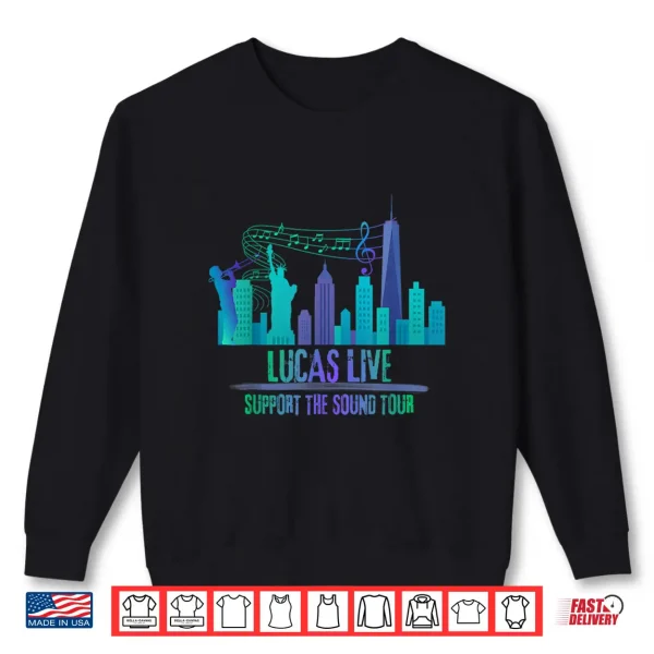 Sweatshirt Lucas Live Support The Sound Limited Edition Shirt