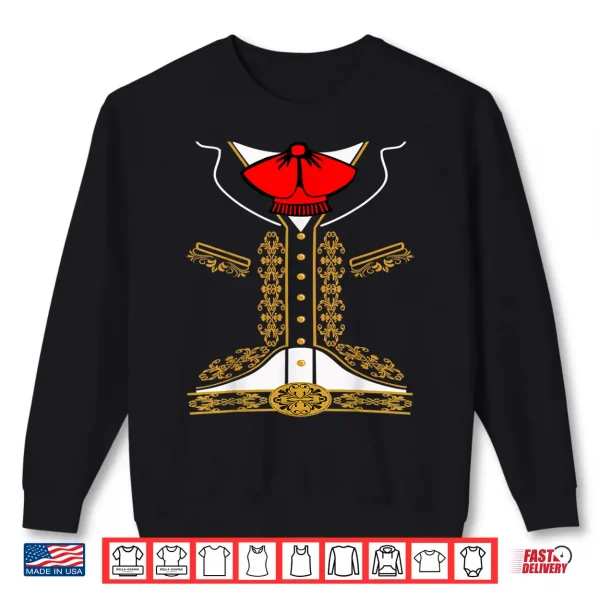 Sweatshirt Mariachi Charro Mexican Costume For Cinco De Mayo Halloween Shirt