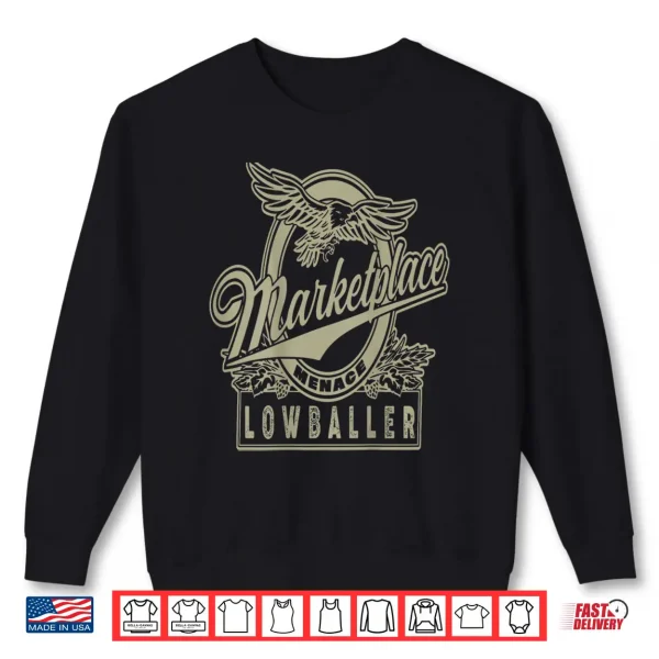 Sweatshirt Marketplace Lowballer Funny Seller Vintage Eagle Shirt