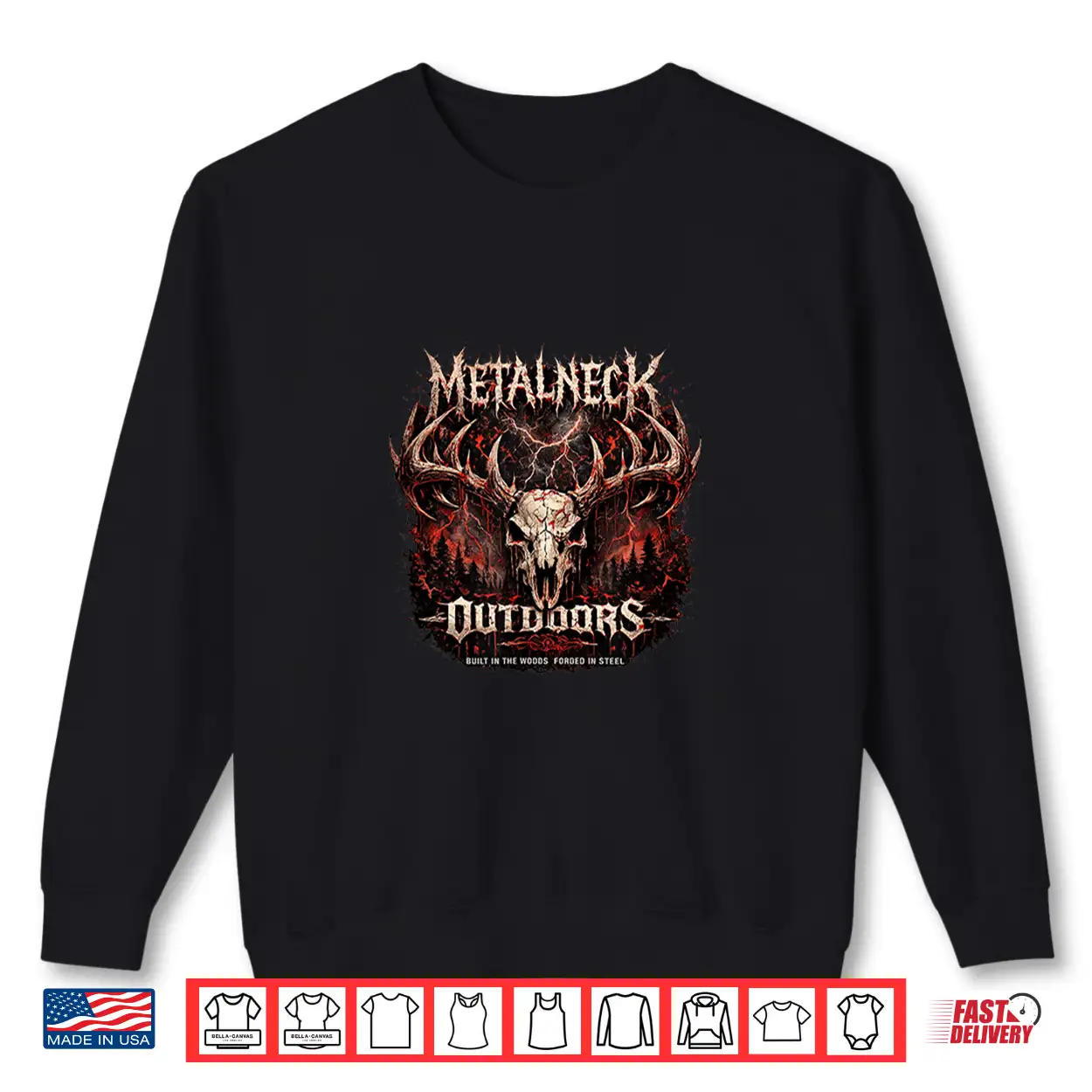 Metalneck Outdoors Deer Skull Shirt Metalneck Outdoors Deer Skull Shirt