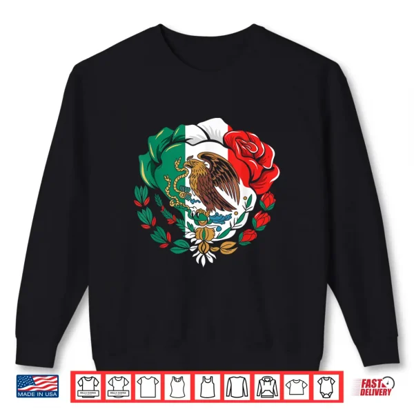 Mexico Boxing Gloves Eagle Flag Patriotic Mexican Pride Shirt 2 Sweatshirt Mexico Boxing Gloves Eagle Flag Patriotic Mexican Pride Shirt
