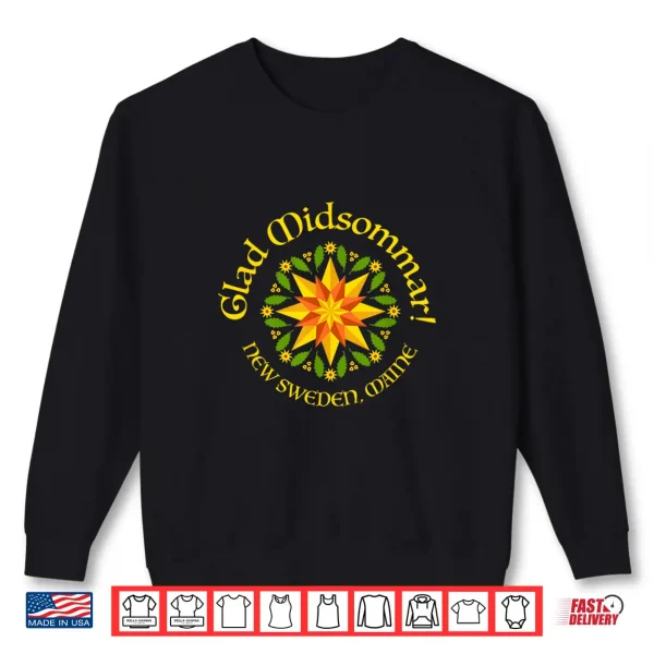 Midsommar Barn Quilt Design Shirt 2 Sweatshirt Midsommar Barn Quilt Design Shirt