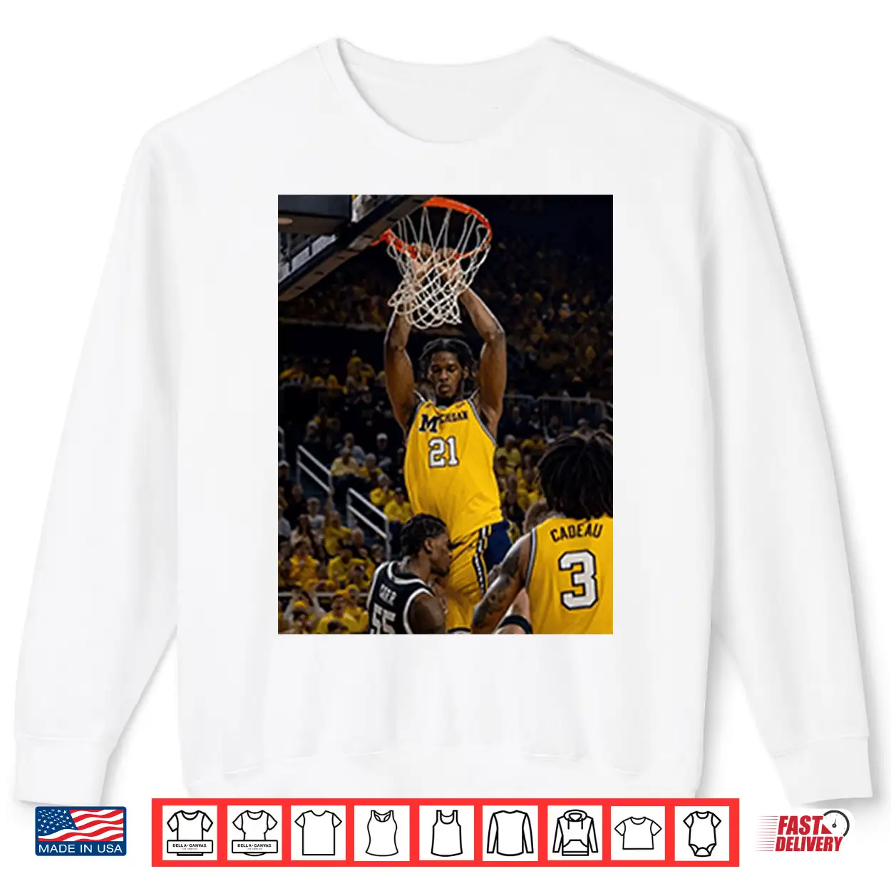 Morez Johnson Dunk Basketball Shirt Morez Johnson Dunk Basketball Shirt