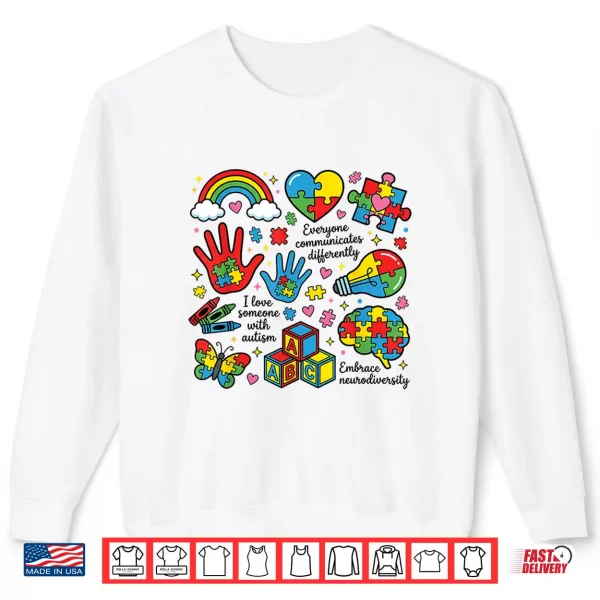 Neurodiversity Awareness Autism Awareness Asd Professional Shirt 2 Sweatshirt Neurodiversity Awareness Autism Awareness ASD Professional Shirt
