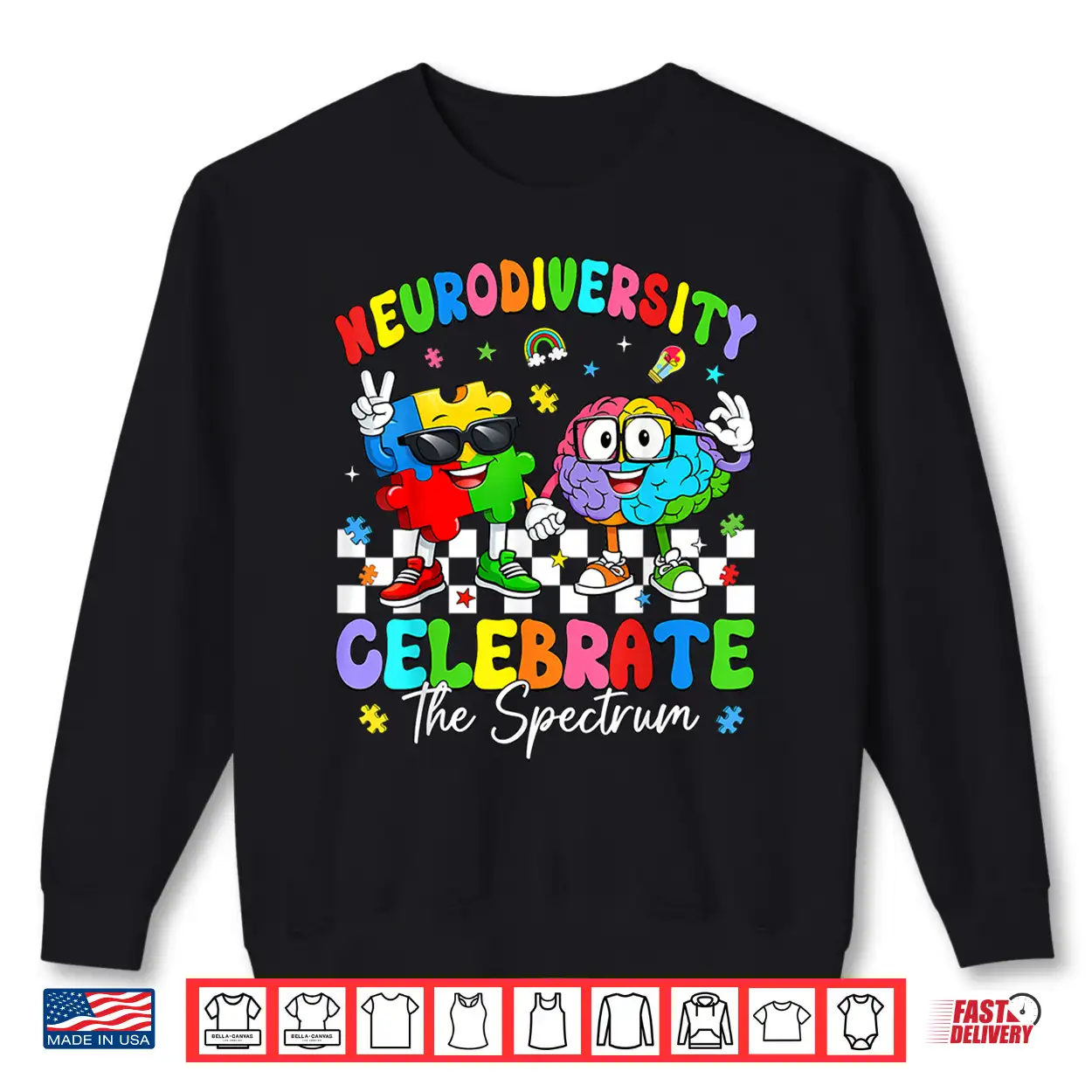 Neurodiversity Brain Autism Awareness Asd Adhd Graphic Shirt Neurodiversity Brain Autism Awareness Asd Adhd Graphic Shirt