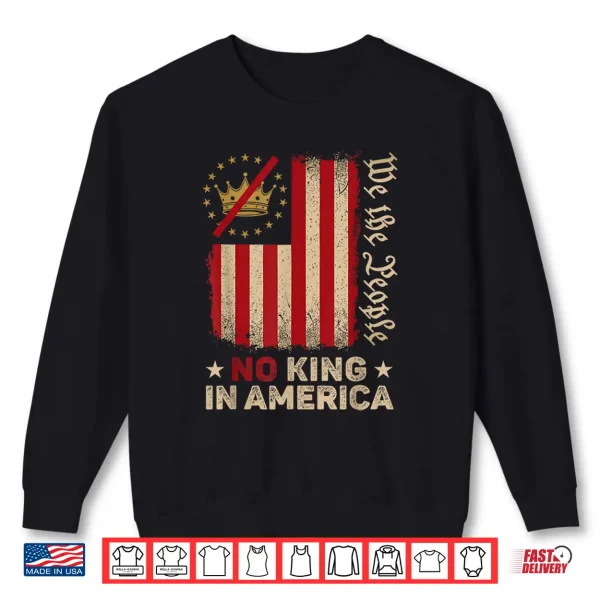 Sweatshirt No King Professional Minimalist Modern Graphic Identity Shirt