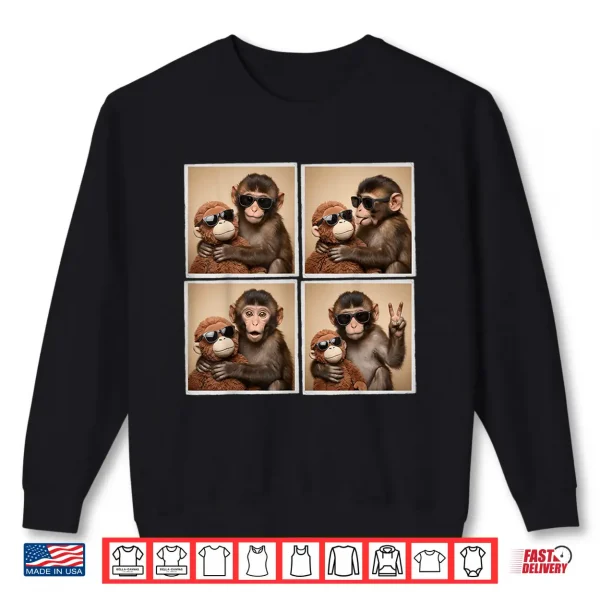 Panchi Kun Viral Video Meme Baby Monkey Punch Photobooth Shirt 2 Sweatshirt Panchi Kun Viral Video Meme Baby Monkey Punch Photobooth Shirt