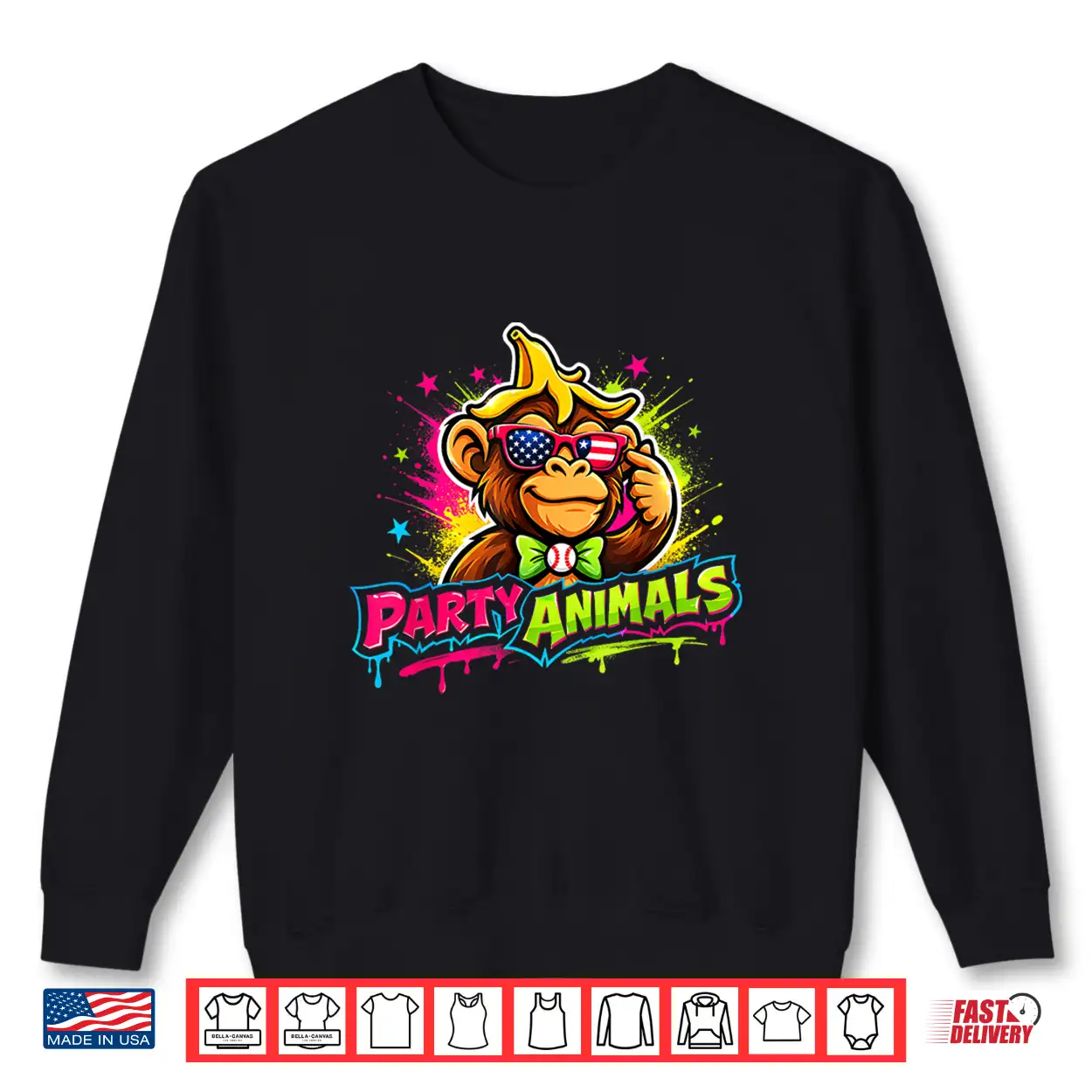 Party Animals Baseball Jersey Shirt Party Animals Baseball Jersey Shirt