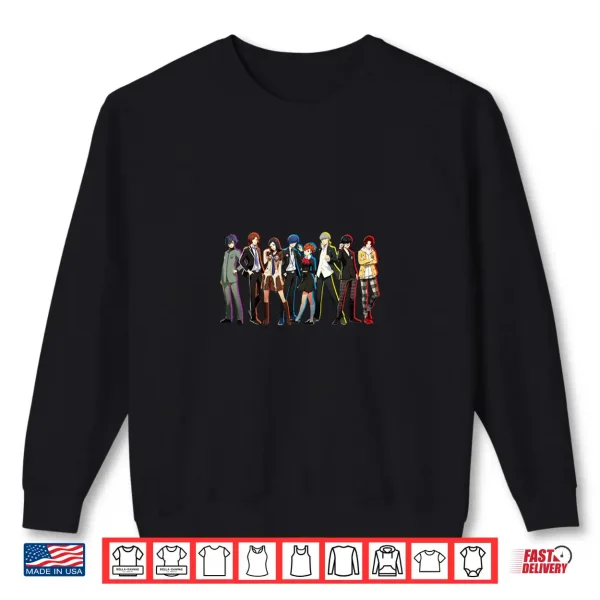 Persona 30Th Protagonist Series Standing Pose Shirt 2 Sweatshirt Persona 30th Protagonist Series Standing Pose Shirt