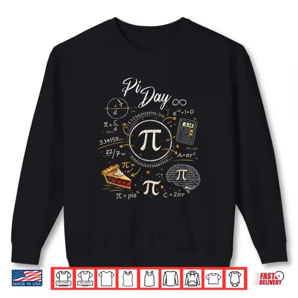 Sweatshirt Pi Day Pi Number Symbol Math Science for Men Women Kids Shirt