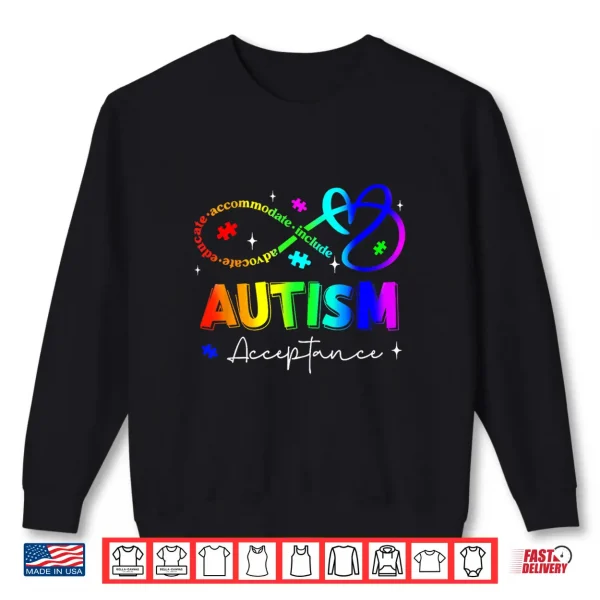 Sweatshirt Professional Minimalist Autism Awareness Modern Graphic Identity Shirt