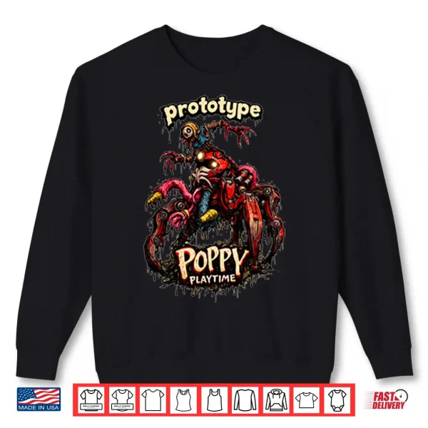 Prototype Poppy Playtime Shirt 2 Sweatshirt Prototype Poppy Playtime Shirt